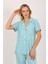 Kısa Kollu Milan Gömlek Pijama Takımı- Genç Anne Serisi 3