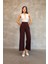 Kadın Bordo Mango Model Pantolon 3