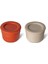 Mini Sos Kabı Seti, Şeffaf, Brick/beige, 2'li, Pratik ve Şık Tasarım 1