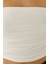 Kadın Askısız Drapeli Crop Top White 13