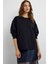 Kadın Lacivert Sweatshirt Blue 11