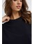 Kadın Lacivert Sweatshirt Blue 16