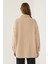 Kadın Oversized Kadife Ceket Natural 11