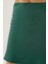Kadın Saten Düz Mini Etek Green 10