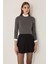 Kadın Temel Örme Üst Gri 6