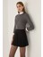 Kadın Temel Örme Üst Gri 8