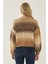 Kadın Relaxed Fit Gradient Hırka Brown 9