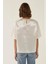 Kadın Saten Bisiklet Yaka Bluz Natural 9