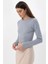 Kadın Temel Örme Üst Grey 10