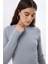 Kadın Temel Örme Üst Grey 12