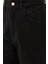 Kadın Yüksek Bel Wide Leg Kot Pantolon Black 12