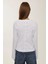 Kadın Lainey Bağcıklı Beyaz Gömlek Tozlu Beyaz 14