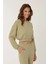 Kadın Kısa Sweatshirt Green 8