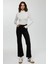 Kadın Flare Fit Jean Siyah 6