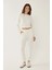 Kadın Beyaz Jogger Pantolon White 7
