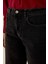 Kadın Yıkama Efektli Dikiş Detaylı Wide Leg Kot Pantolon Black 10