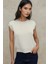 Kadın Bisiklet Yaka Triko Süveter Natural 8