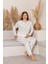 Uzun Kollu Büyük Beden Pijama Takımı- Çiçek Desenli,pinterest Basic 1