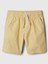 Erkek Bebek Sarı Poplin Pull-On Şort 2