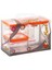 Esnek 3 Boy Silikon Saklama Kabı Turuncu Set SFT006 2