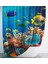 Banyo Perdesi 1X180X200 Tek Kanat Duş Perdesi Halka Hediyeli Duşakabin Perdesi Underwater 2 1