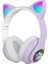 Ally 23M Kedi Kulak Kulaküstü Bluetooth 5.0 Kablosuz Kulaklık LED IŞIKLI-(5775 - ETC2366-1739 4