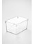 Turuncu Kapaklı Saklama Kabı, Buzdolabı Organizer, 8l, 30X20X15CM 3