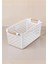 Şık Çok Amaçlı Plastik Organizer, 5lt, 27X15X12CM, Beyaz ve Turuncu 1