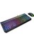 Rampage KM-R57 Siyah Rgb Aydınlatmalı Q Oyuncu Multmedia Klavye ve 12800 Dpı Mouse Gaming Set 1