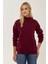 Kadın Regular Fit Örme Sweatshirt Red 8