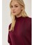 Kadın Regular Fit Örme Sweatshirt Red 10