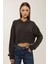 Kadın Relax Fit Kapüşonlu Sweatshirt Grey 6