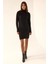 Kadın Dokulu Triko Mini Elbise Black 9