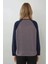 Kadın Bisiklet Yaka Raglan Uzun Kol Waffle Üst Grey 12