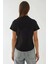 Kadın Regular Fit Kısa Kollu Gömlek Black 10