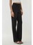 Kadın Yüksek Bel İspanyol Paça Pantolon Black 7