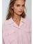 Kadın Zarf Cepli Kısa Gömlek Pink 9