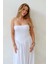 Kadın Sofie Straplez Vücuda Oturan Sandy Maxi Elbise White 11