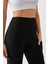 Kadın Yüksek Bel Geniş Paça Krep Pantolon Black 13