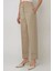 Kadın Premium Kalite Paçası Çift Katlı Havuç Pantolon Natural 7
