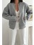 Kadın Fermuarlı Oversize Kolej Hoodie – Sardonlu & Kapüşonlu 5