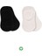Nessiworld Bistyle 2'li Penye Babet Silikonlu Basic Çorap 30104 Siyah Ekru 1