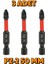3 Adet Pz-2 50 mm Mıknatıslı S2 Çelik Bits Uç Matkap Ucu 1