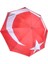 Bayrak Şemsiye Türk Bayrağı Desenli Manuel Çanta Boy Şemsiye 3