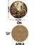 Kuş ve Çiçek Desenli Uv Baskı Mdf Duvar Süsü – 33X33 cm & 20X20 cm DT180 5