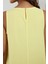 Kadın Mixray Collection Bisiklet yaka, kolsuz A-Form Maxi Elbise Yellow 10