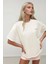 Kadın Kadın %100 Pamuk Bisiklet Yaka Oversize Beyaz Baskılı T-Shirt Çok Renkli 8