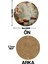 Orkide & Mum Desenli Uv Baskı Mdf Duvar Süsü – 33X33 cm & 20X20 cm DT181 5