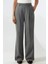 Kadın Şık Düz Paça Pantolon Grey 6