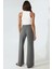 Kadın Şık Düz Paça Pantolon Grey 8